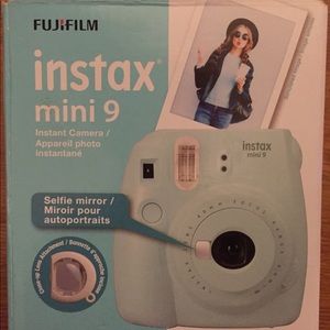 Fuji Film Instax Mini 9. Ice Blue. New - unopened.